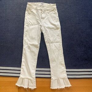 PAIGE WHITE DENIM JEANS